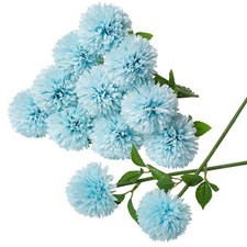 Artificial Chrysanthemum Flowers -12 pcs Faux Mums Fake Silk Flowers for Brid...