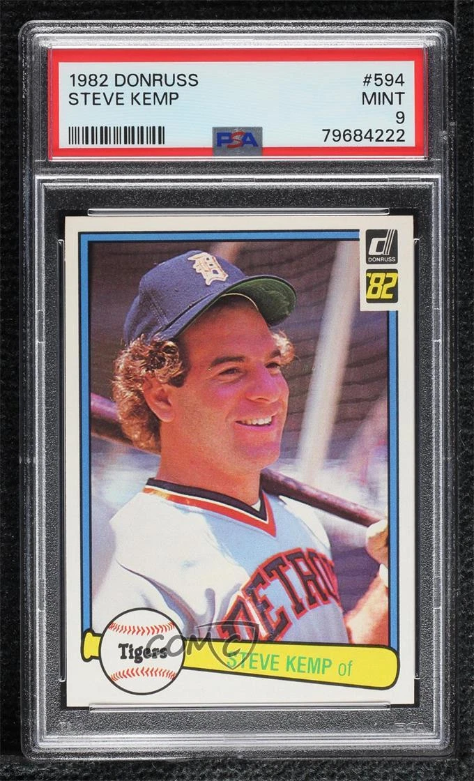 Steve Kemp trading card