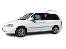 Fits: 2002-2005 Kia Sedona Van Driver Side Rear Left Sliding Door Window Glass