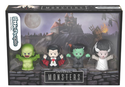 Little People Collector Universal Monsters Complete Set of 4 ~ Stock
