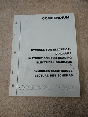 Volvo BM Compendium Symbols For Electrical Diagrams, Symbols, Instructions 