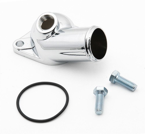 Mr Gasket 2557, One Chrome Steel Water Neck-Sb Chevy Performance Racing Parts - Picture 3 of 10