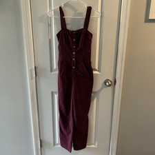 HOLLISTER one piece jumpsuit Burgundy Colored Size XS