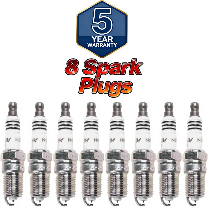8PCS NGK SPARK PLUGS TR5IX 7397 IRIDIUM IX FOR FORD GM CADILLAC CHEVROLET NEW