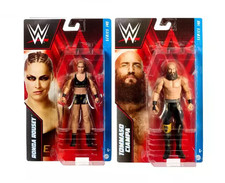 ACTION FIGURES SERIE BASIC 140, MATTEL, WWE WRESTLING (Scegli il tuo preferito)
