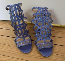 Betsey Johnson Heels Women s 8 Cutout Sparkle Strappy Evening Special Occasion