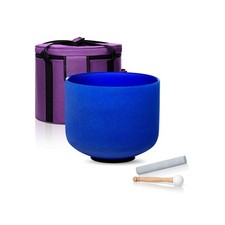8 Inch Ingio A Note 432hz Third Eye Chakra Crystal Singing Bowl Healing with ...