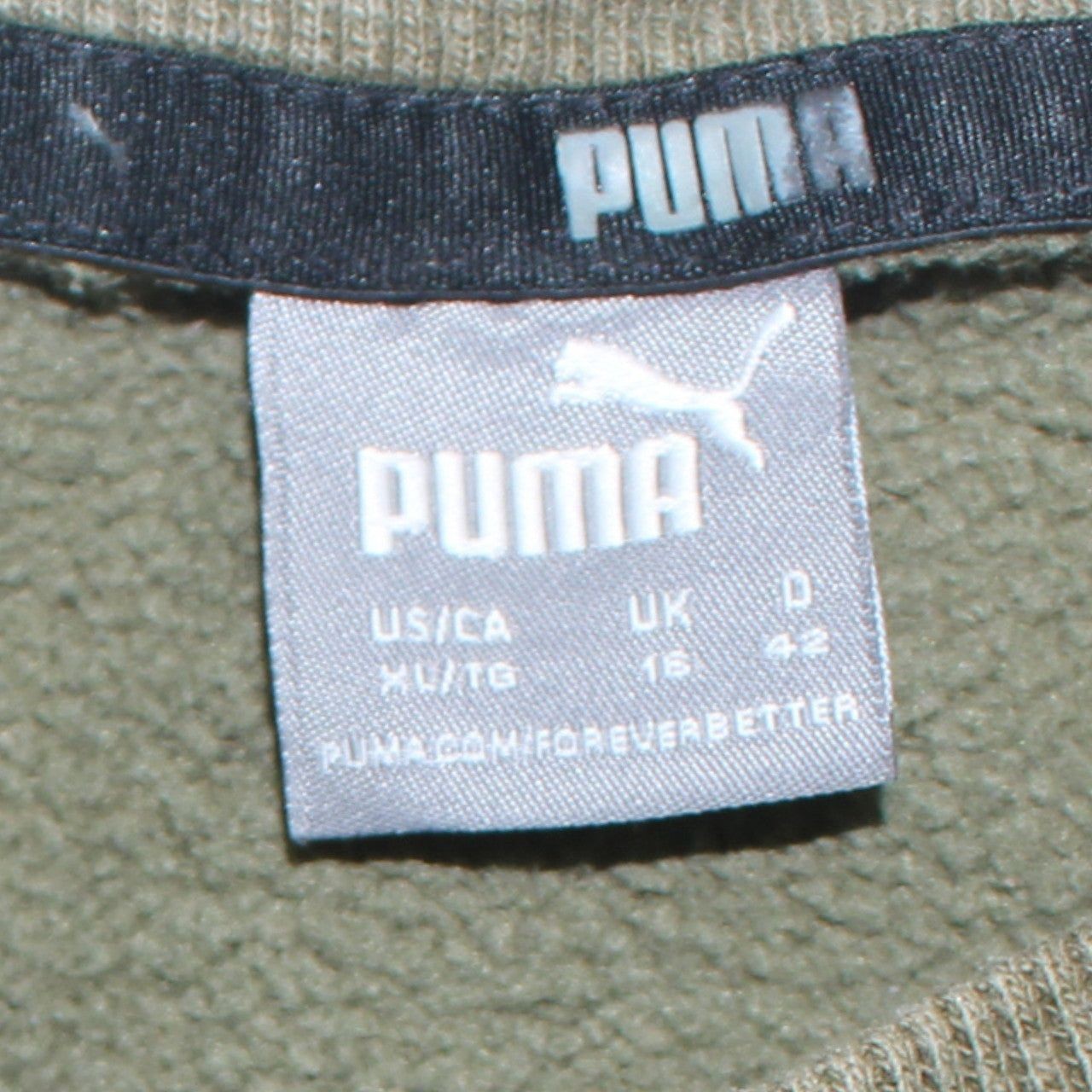 Puma Green Sweatshirt Mens Xl image 6