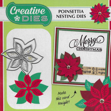 Creative Dies Poinsettia Cutting Die Set for cardmaking, Scrapbooking, crafts