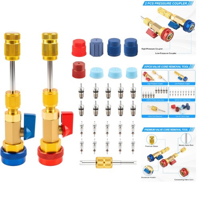 #ad #ad A C Air Conditioning R134A Valve Core High Low Pressure Remover Installer Tool $23.96