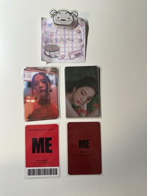 Jisoo (BLACKPINK) 1 Solo ME Album K4 And YG 2 Set Benefits Pob Photocard Pc