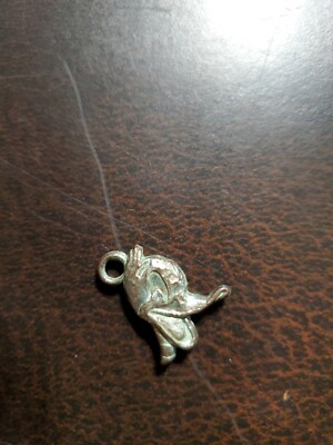 Vntg NOS 1960s Character Gumball Machine Childs Charm  necklace- Daffy Duck
