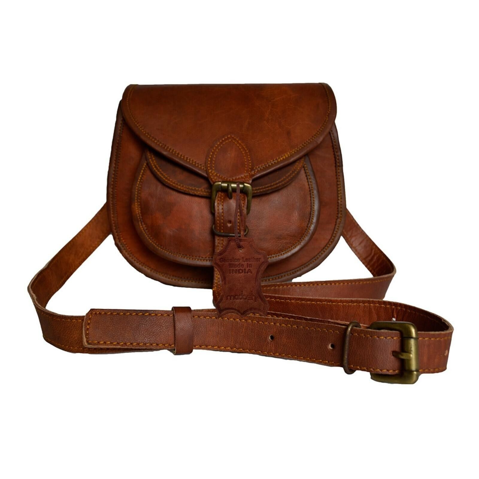 Shoulder Bag Genuine Leather Vintage Ladies Shoulder Bag Evening Crossbody...-image