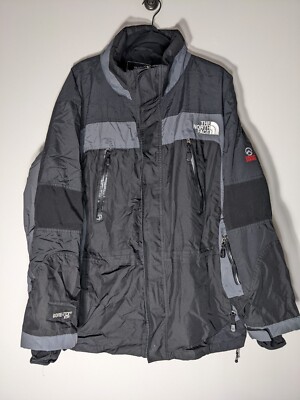Vtg North Face Summit Series Gore Tex XCR Men's XL Jacket Black Gray 90s Tech