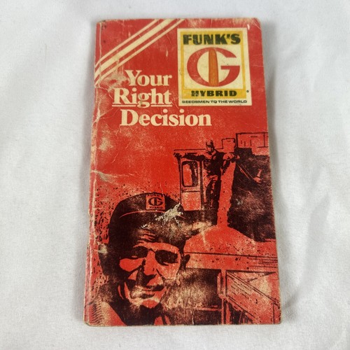 Funks Hybrid Seeds Product Guide 1972 Iowa MN WI Edition Farming Agriculture - Picture 1 of 7