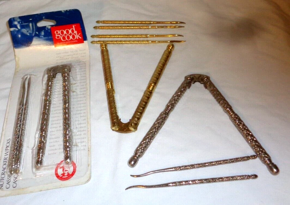 3 Sets of Nutcracker, 2 sets w/ 2 Picks by Good Cook & one Gold w 4 Picks by HMO - Image 3 of 4