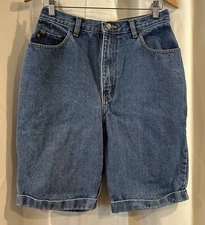 Gitano Jean Shorts Size13/14 High Rise Mom Jorts Blue Denim Vintage 90s