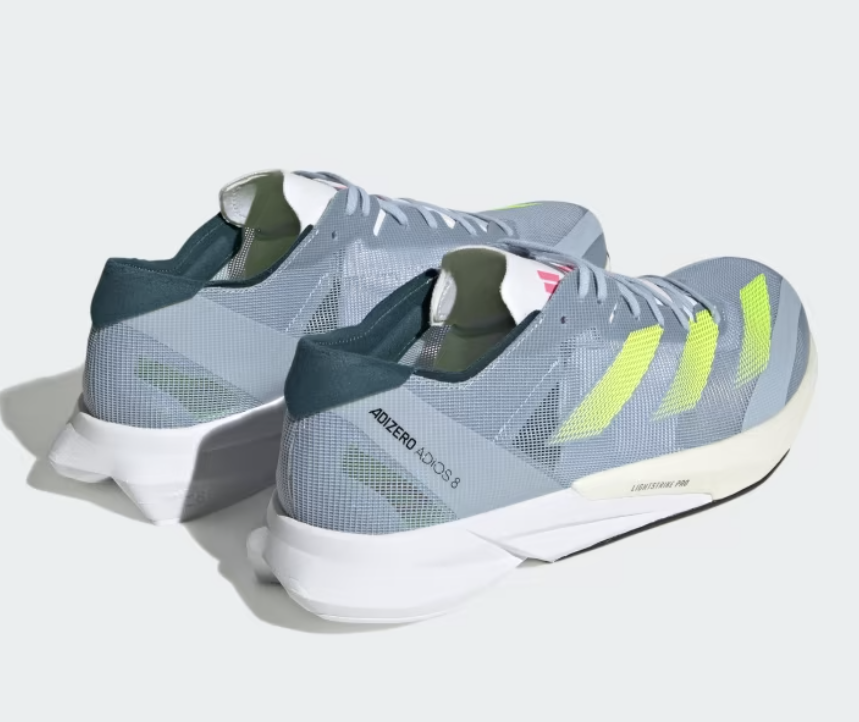 Size 13 - adidas Adizero Adios 8 Wonder Blue Lucid Lemon h03615 | eBay