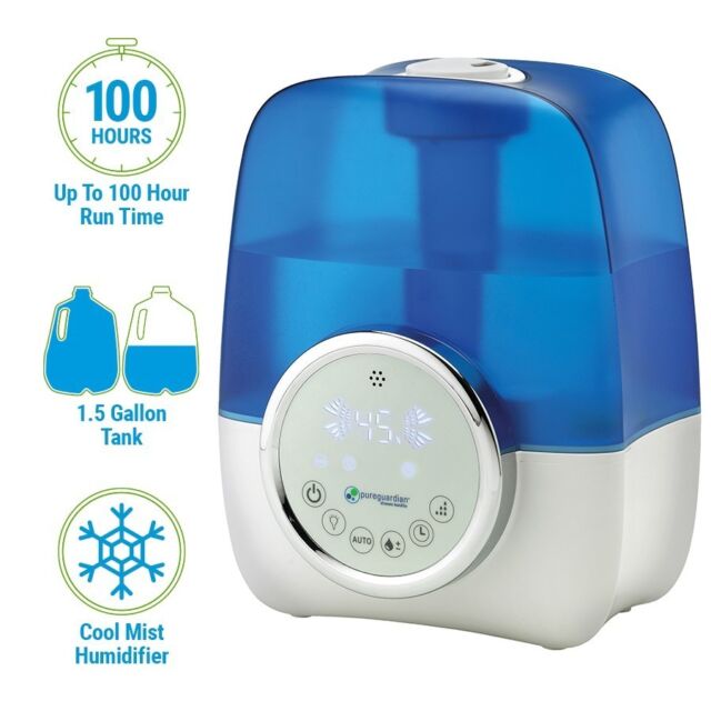 PureGuardian Ultrasonic Cool Mist Humidifier Digital Smart Mist H1250