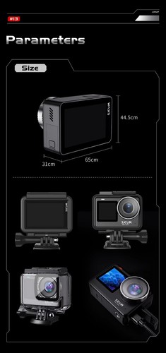 SJCAM Flagship SJ11 Active Action Camera 4K 2.33" Touch Screen Waterproof 5GWiFi - Picture 12 of 17