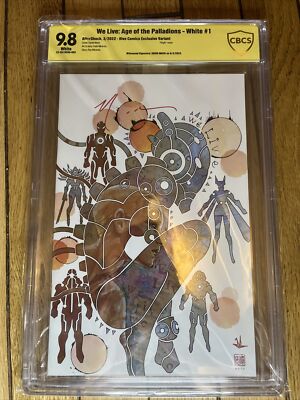 we live: age of palladions 1 white CGC/ CBCS 9.8 SS David Mack Signed