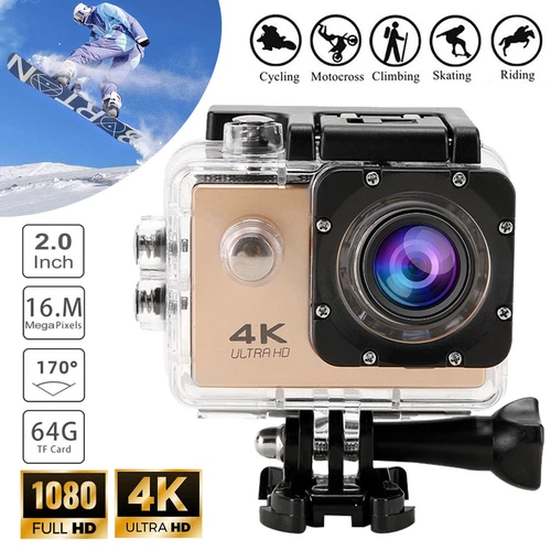 Action Camera Climbing Skiing 4K WiFi Sports Video For GoPro HD Cam Waterproof
