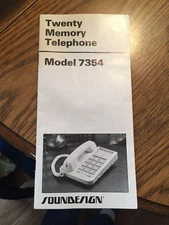 Vintage Soundesign large keypad telephone