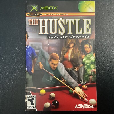 The Hustle: Detroit Streets Microsoft Original XBOX Instruction Manual Only
