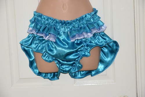 ANT P - Double satin high shine sensual flutter panties, BN, cd fun - Picture 3 of 6