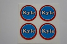 16  Kyle  CROWN GREEN STICKERS  1"   LAWN BOWLS FLATGREEN  AND INDOOR BOWLS