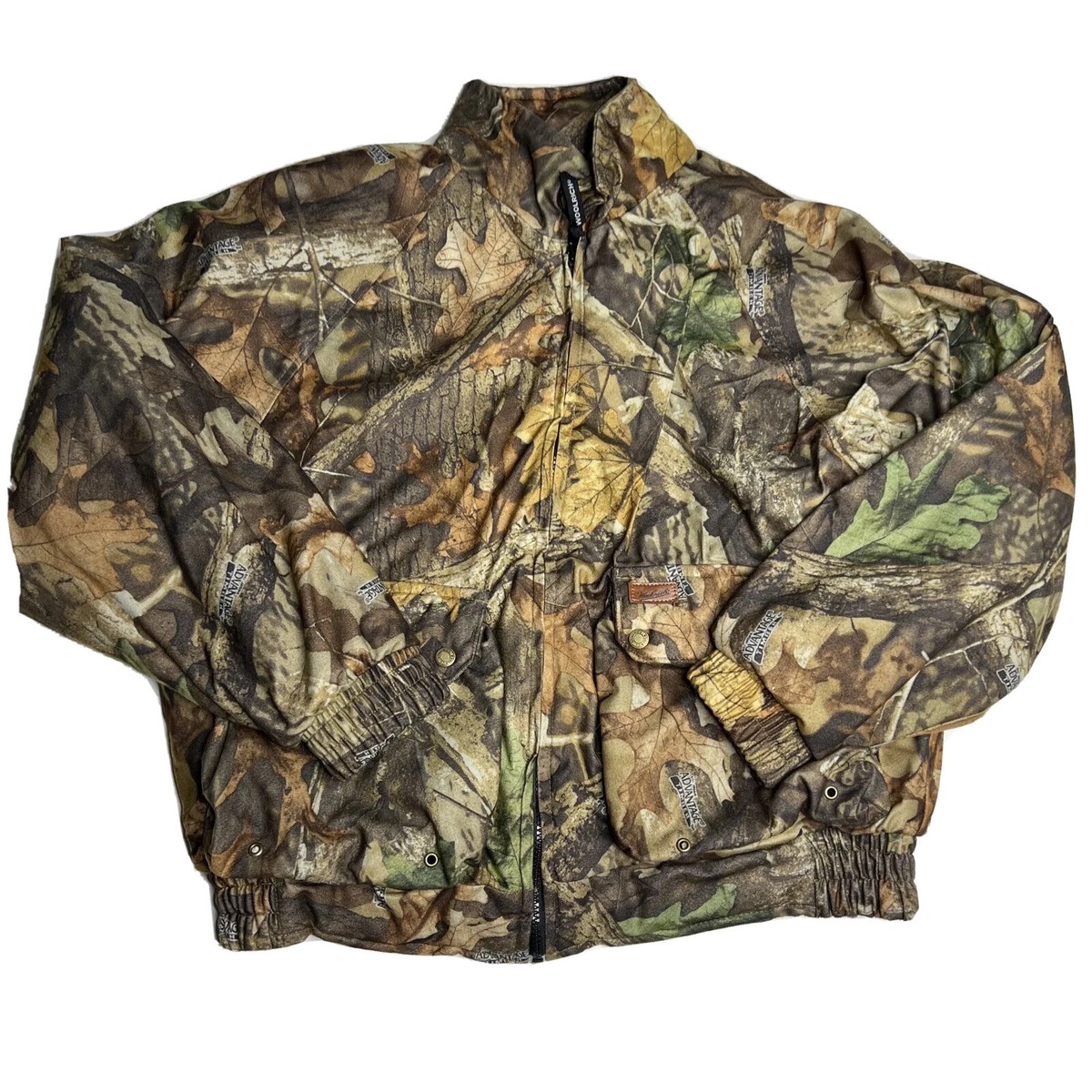 Woolrich Outdoor Guide Collection Zip Front Camo Jacket