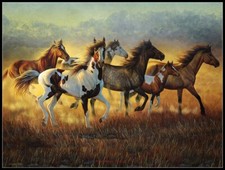 Running with the Wind - DIY Chart Counted Cross Stitch Patterns Needlework DMC  