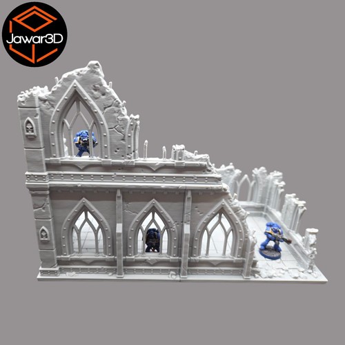 Ruined Empire 2 Floors #13 - 28mm Wargaming Scatter Terrain Scenery Miniature - Bild 2 von 2