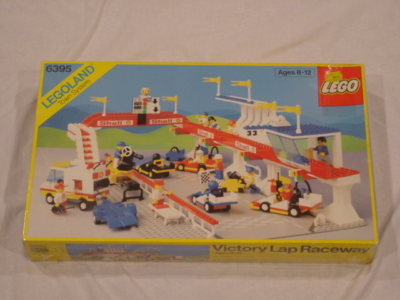 LEGO Set 6395-1 Victory Lap Raceway, NASCAR, Formula 1, Car Racing