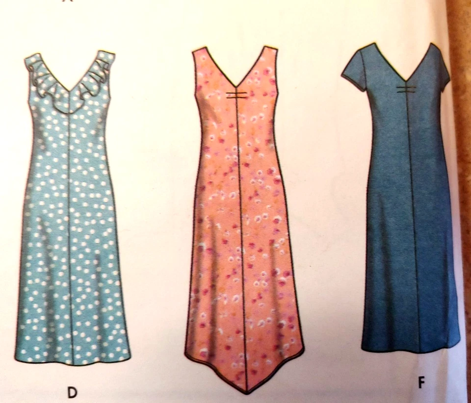Simplicity 9631 Misses Petite-able Dress Cap sleeves or sleeveless 8-10-12-14 - Image 4 of 4