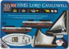 Pirates CSG - Revolution UL030 - HMS Lord Cauldwell - New Unpunched