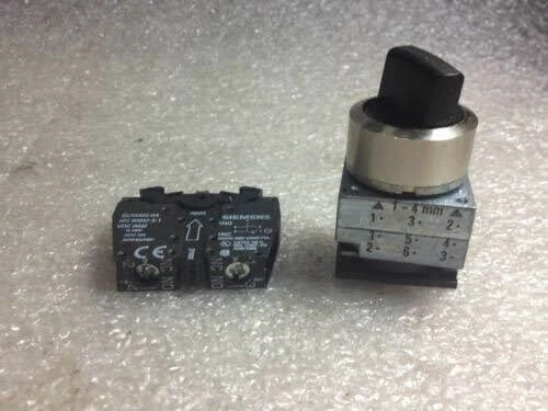 Interruptor seletor Siemens 3SB36-01-2PA11 - Imagem 2 de 4