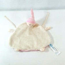 Corolle SS Babi Doll Security Blanket Pink 2015 Hearts Doudou Lovey