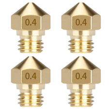 4x 0.4mm Brass Nozzle Nozzle for Dremel Idea Builder / Dremel 3D40 Idea Builder