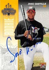 Jose Castillo autographed Baseball Card 2003 Donruss Champions Rookie #209