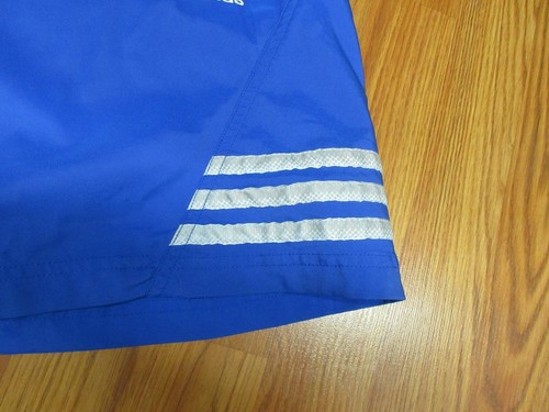 VTG ADIDAS NYLON/POLY BLEND ROYAL BLUE Sz LARGE, L - Picture 2 of 4