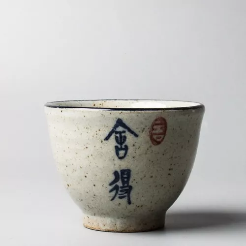 6 Style Vintage Chinese Pottery Cups Beautiful Wine Tea Cup Set Teaware