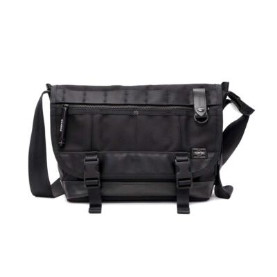 Yoshida Kaban PORTER HEAT MESSENGER BAG S Schwarz 703-07968 Made in JAPAN NEU