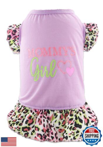 Cute Small Girl Dog Clothes Dogs Dresses for Girls Puppy Dress for Female Sma