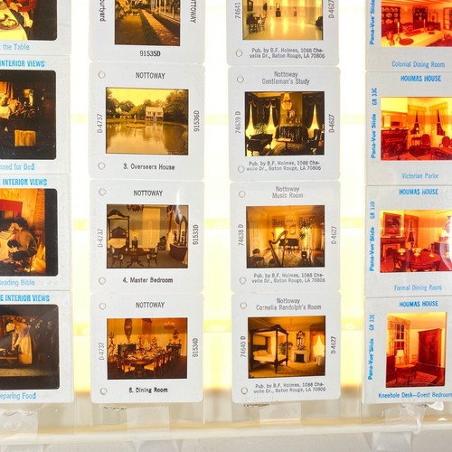 Vintage Pana-Vue Travel Slides Set of 6 Plymouth Houmas House White Castle - Picture 7 of 10
