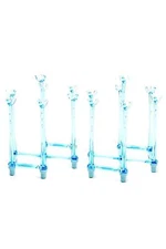 cella Collapsible Dish & Cup Drying Racks Blue Sky