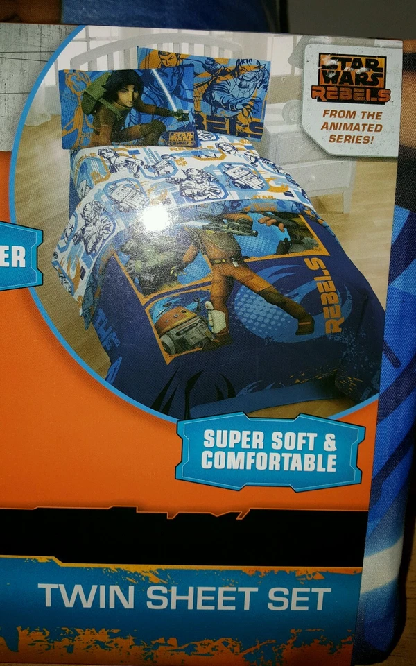 Juego de sábanas dobles y edredón Star Wars Rebels Series Foto 2 de 4