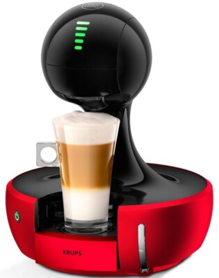 Krups KP350 DROP Nescafé Dolce Gusto Kaffeekapselmaschine 1600W 15Bar RED BLK N1