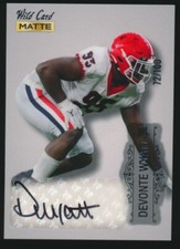 DEVONTE WYATT 2022 Wild Card Matte SILVER AUTO RC 72/100 PACKERS