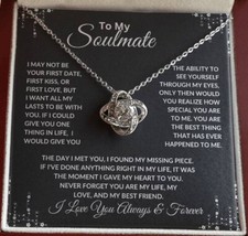 To My Loving Soulmate Necklace For Wife Lover Girlfriend From Husband Partner